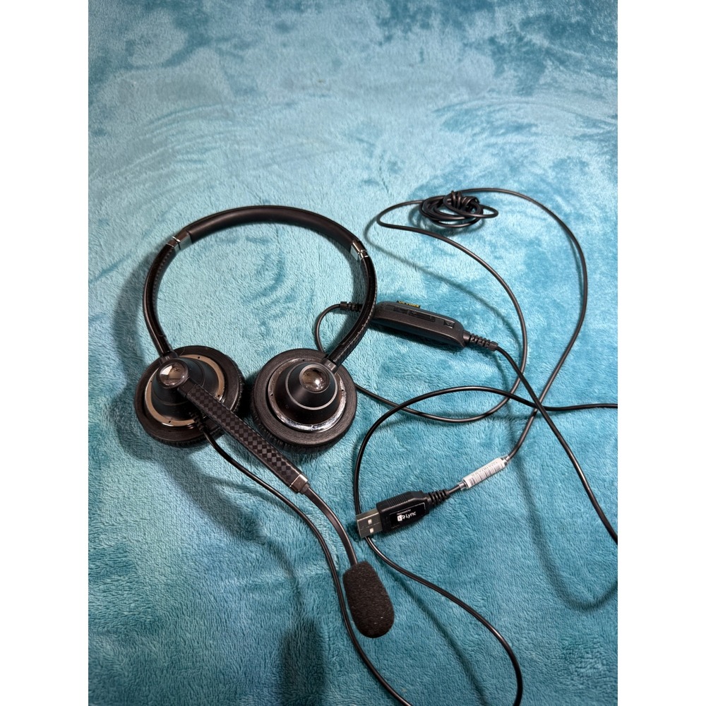 Jabra UC Voice 550 Duo Wired USB Headset Black Noise Cancelling Mic 5599-829-109